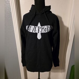 Nevermore Black Hoodie. Size M